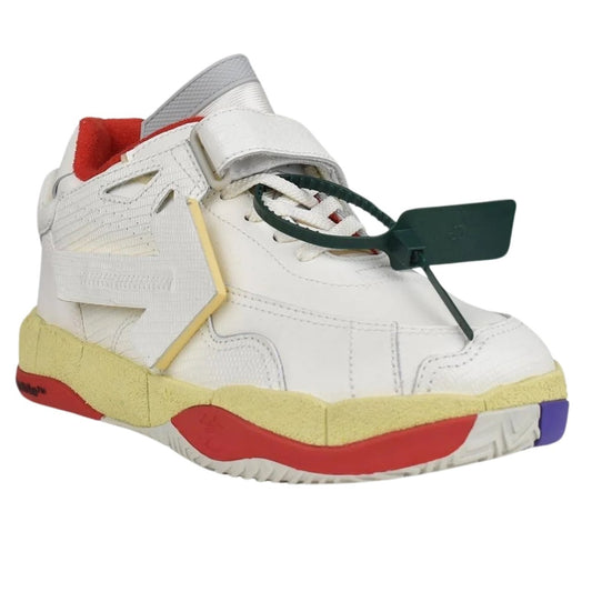 Off White Low Top Puzzle Couture White