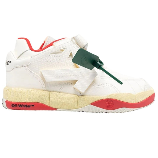 Off White Low Top Puzzle Couture White