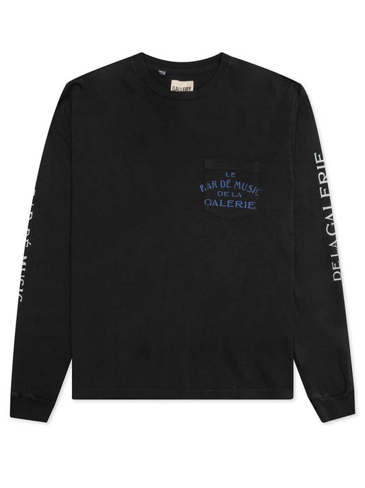 Gallery Dept Le Bar De Music Long-sleeve T-shirt Black