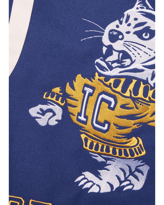 Icecream Mascot Varsity Jacket Blue