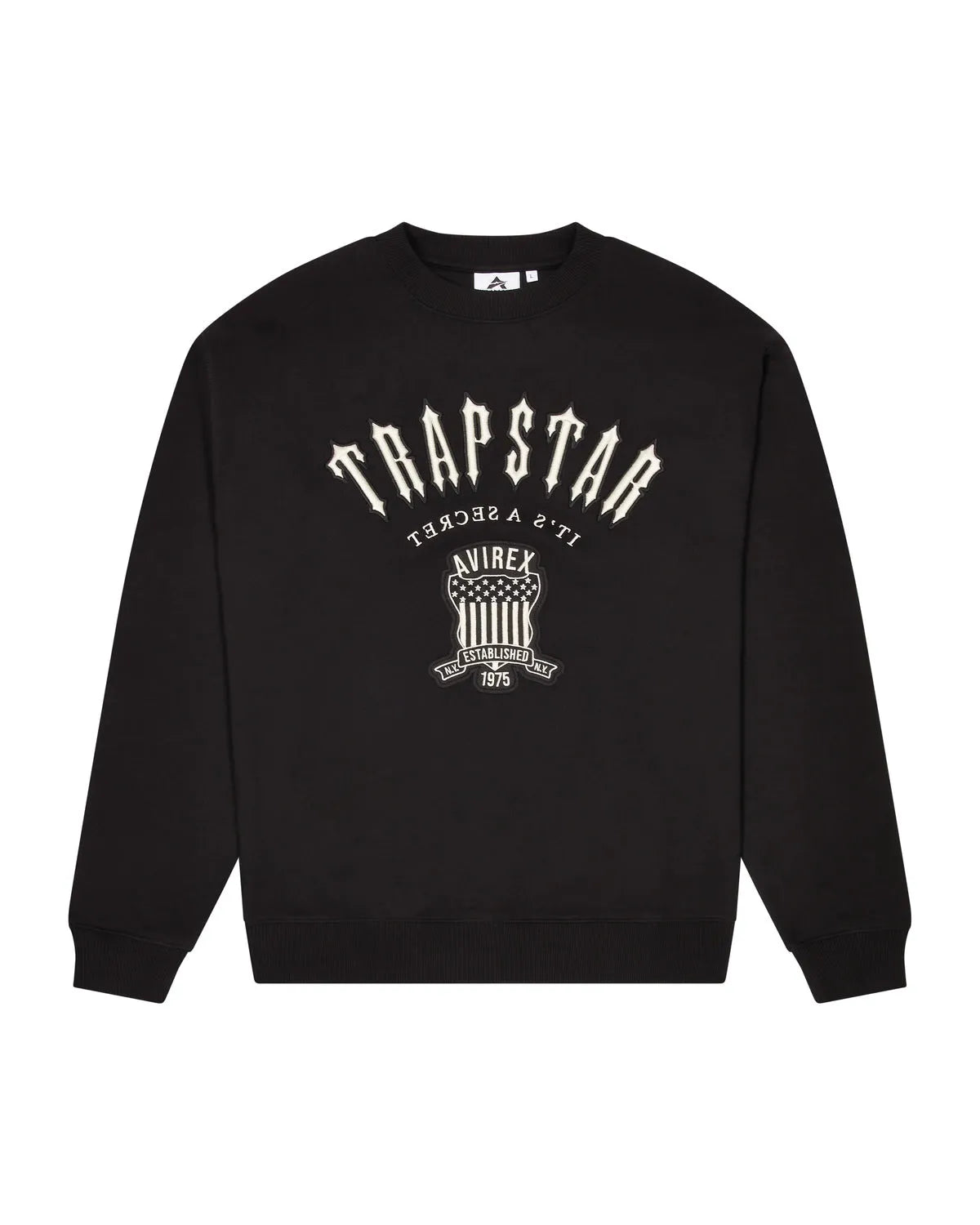 Trapstar x Avirez Crewneck Black