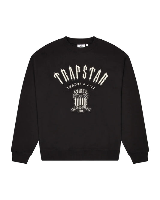 Trapstar x Avirez Crewneck Black