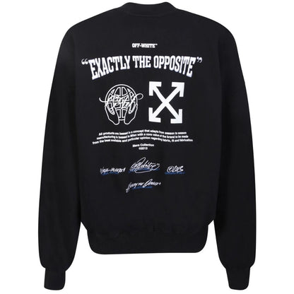 Off White Exact Opp Boxy Crewneck Black