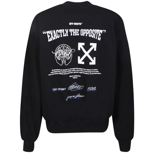 Off White Exact Opp Boxy Crewneck Black