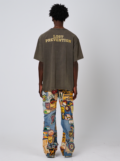 Gallery Dept Lost Prevention T-shirt Faded Black