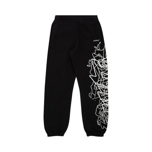 Off White Graffiti Layers Joggers Black