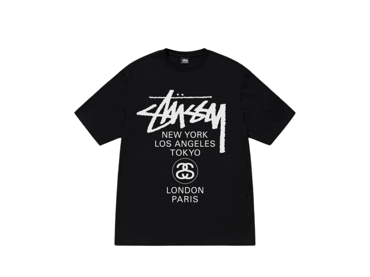 Stussy World Tee Black