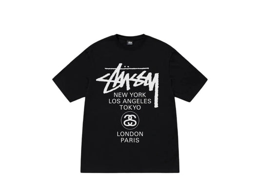 Stussy World Tee Black