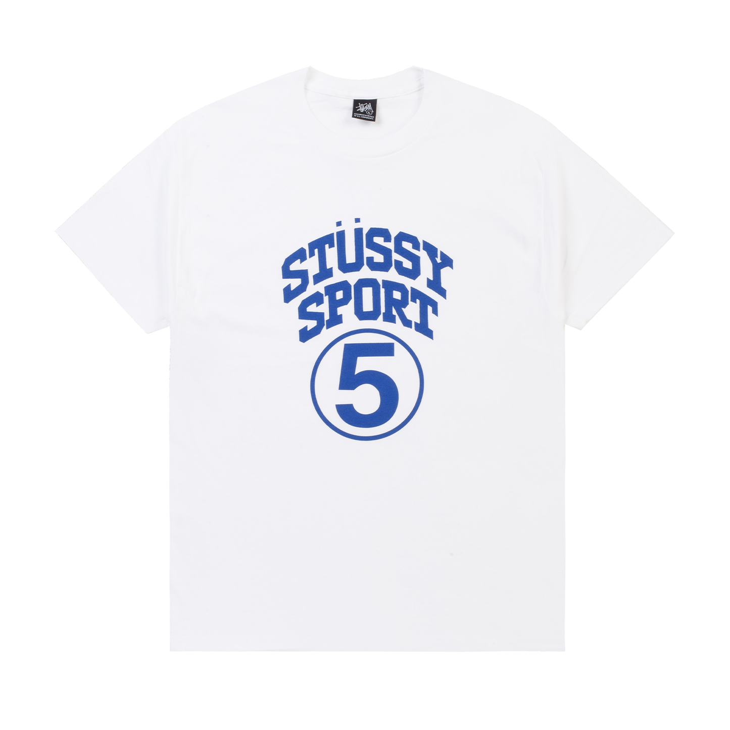 Stussy 5 Sport Tee White