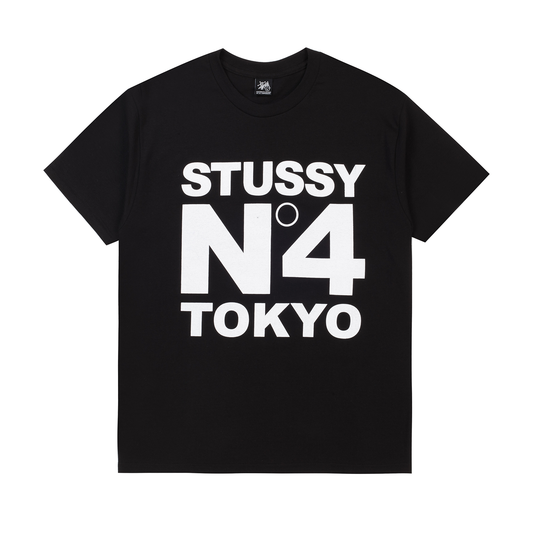 Stussy NO.4 Tokyo Tee Black