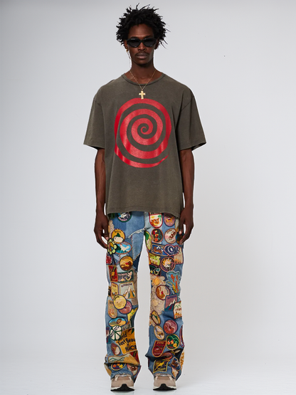 Gallery Dept Lost Prevention T-shirt Faded Black