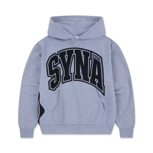 Syna Crest Hoodie Grey Black